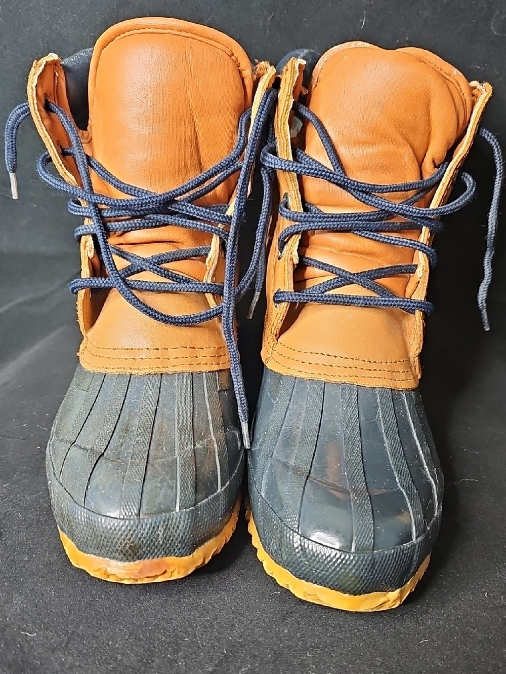 Tundra Two-Tone Brown and Navy Outdoor Boots
